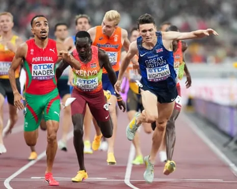 Britain's Wightman Just Loses Out on Gold as Portugal's Isaac Nader Takes Dramatic 1500m Win