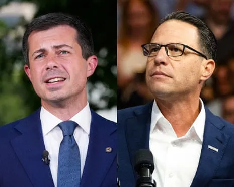 Governor Josh Shapiro along with Pete Buttigieg Comment to Claims from VP Harris’s New Book