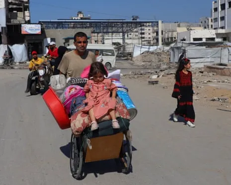 Escaping from Destruction to Destruction: Gaza Residents Confront Heart-Wrenching Choice