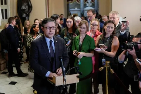 House Passes Spending Bill as Opposition Protest Healthcare Reductions: “We Do Not Serve Trump”